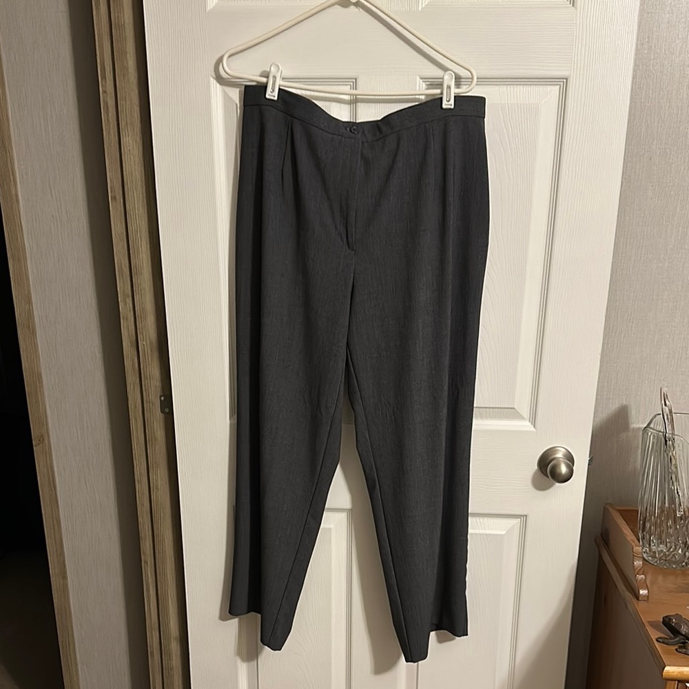 Dress Barn Gray Wide Leg Pants